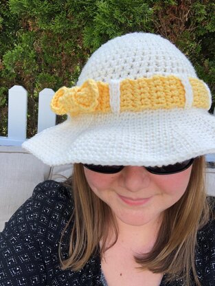 Tie a Yellow Ribbon Sun Hat