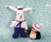 Sailor bunny and quirky penguin