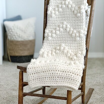 The Chevron Bobble Blanket 062