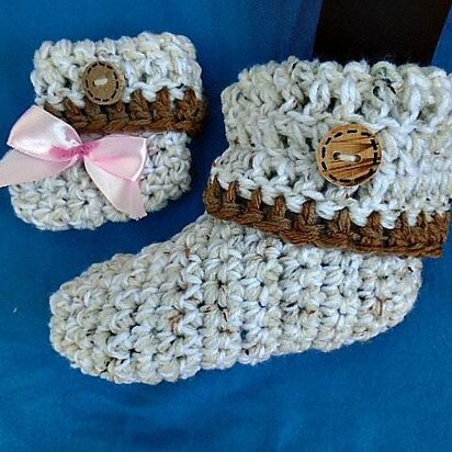 909 - Cuffed Slipper-Booties