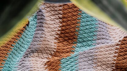 Alpine Stitch Textured Blanket