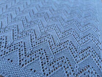 Chevron Cuddle Baby Blanket