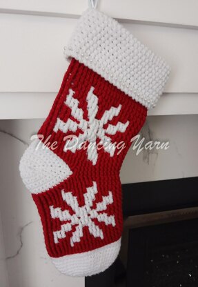 Snowflakes of Christmas Stocking