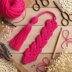 Crochet Heart Bookmark Pdf + Video Tutorials