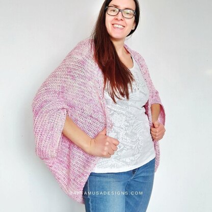 Tunisian Cocoon Shrug