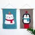 Penguin wall hanging