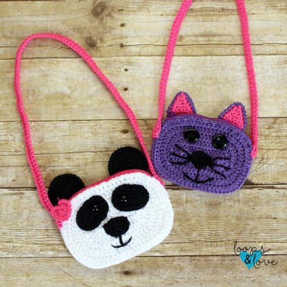 Panda and Cat Purse