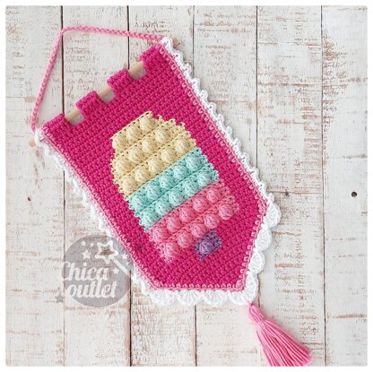 Icecream Popit wall hanging