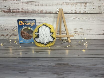 Social Media Inspired Chocolate Orange Cover Knitting Pattern