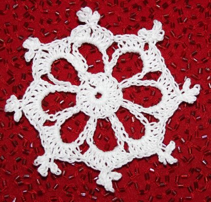 Four Easy Crochet Snowflakes