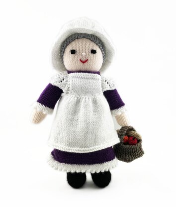 Betty knitted doll pattern 19069