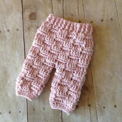 Basket Weave Baby Pants or Shorties