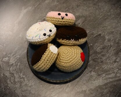 Donuts and Filled Donuts Amigurumi Food