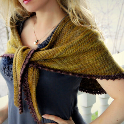 Never Not Knitting Cosette Wrap PDF