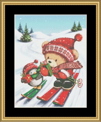 SKIING BEAR I