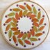 Stitchdoodles Golden Leaves Hand Embroidery Pattern