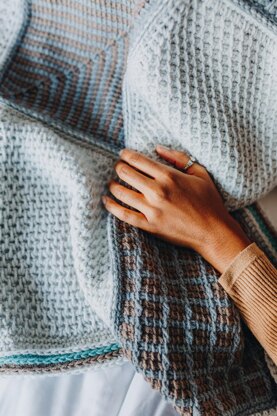 Tunisian Holiday Sampler Blanket