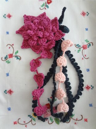 Cascading Kanzashi Flower Set