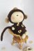 Pebble doll  Monkey