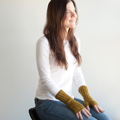 Juliet's 2x2 Rib Mitts - knitting pattern