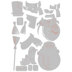 Sizzix Thinlits Die Set - Winston, Colorize by Tim Holtz