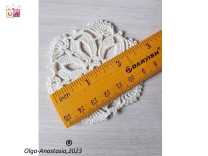 Openwork antique flower