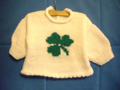 Baby Shamrock St Patrick's Day Jumper