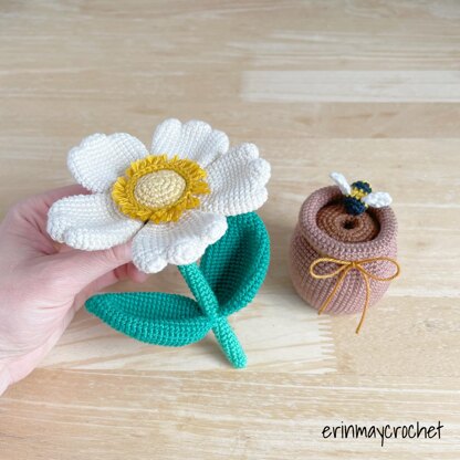 Bumble Blossom Anemone Amigurumi Crochet Pattern