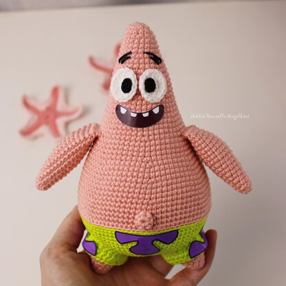Starfish Shenanigans Amigurumi Pattern – Chibi Pink Star Plush | Cute Crochet PDF Pattern