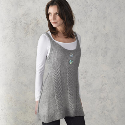 Valley Yarns 210 Staghorn Cabled Tunic