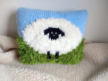 Two Faced Sheep Cushion