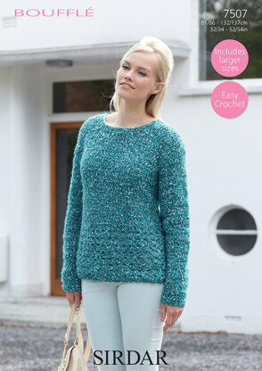 Sweater in Sirdar Bouffle - 7507