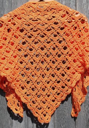 Lacy Triangular Shawl