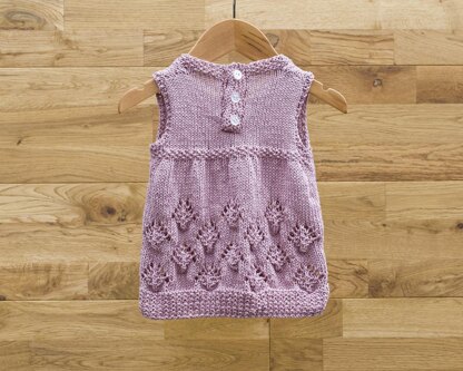 P137 Children's Dress Knitting Pattern