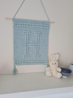 Letter H Wallhanging