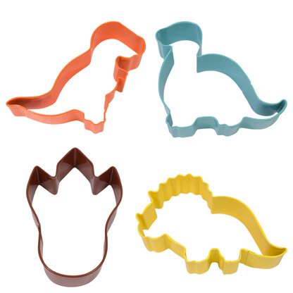 R&M Dinosaur Cookie Cutters Set of 4
