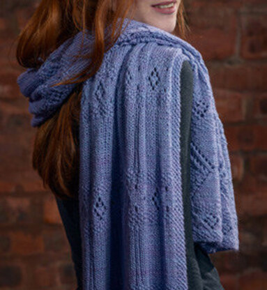 Lace Stole in The Fibre Co. Canopy Fingering - Downloadable PDF