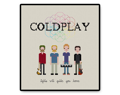 Coldplay - PDF Cross Stitch Pattern