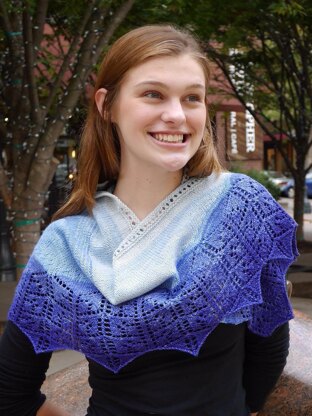 Lobelia Shawl and Shawlette