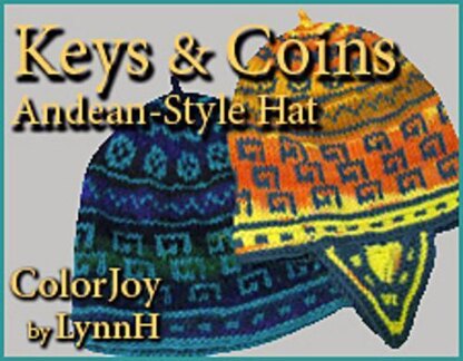 Keys & Coins Andean-Style Hat
