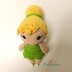 Tinker Bell amigurumi doll - crochet pattern by Crochelandia