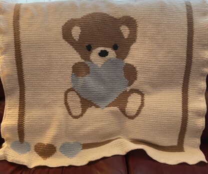bear blanket for Hudson 