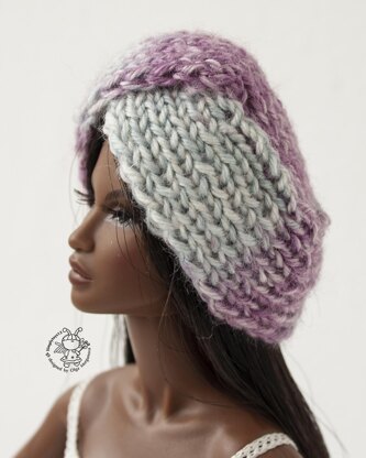 Sweater and turban for doll