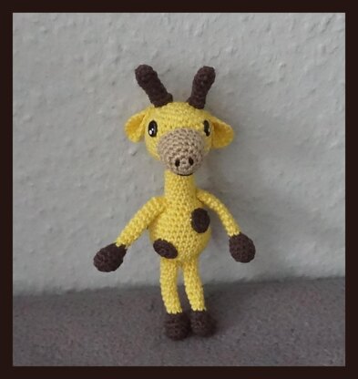 Häkelanleitung kleine Giraffe Kito