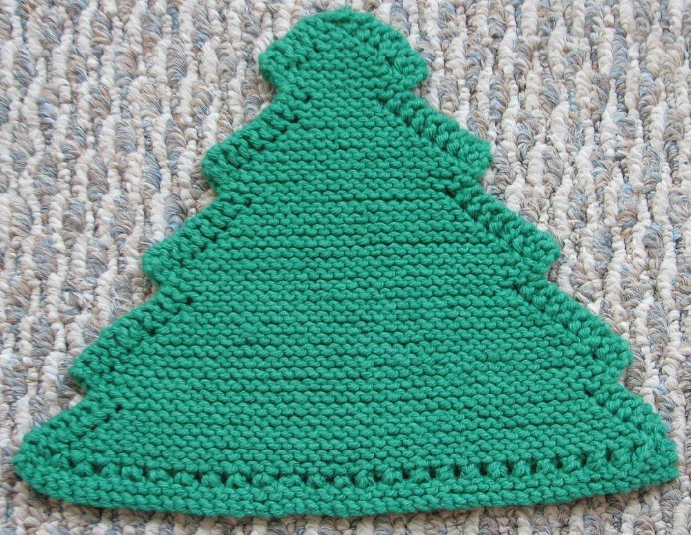 Christmas Tree Dish or Wash Cloth 