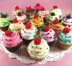 Cherry Candy Cupcake Pincushion