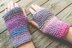 Beginner Garter Gloves in Rico Creative Melange Chunky