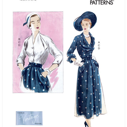 Vogue Misses' Blouse, Skirt and Belt V1863 - Sewing Pattern