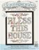 Design Works Zenbroidery Bless This House Cotton Fabric Embroidery Kit