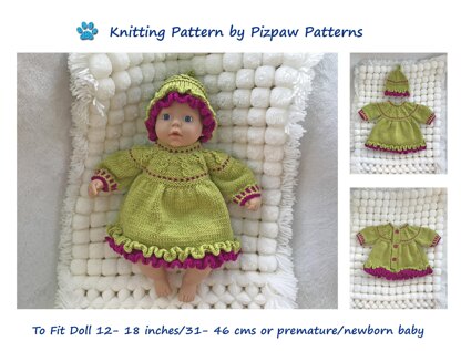 P102 Double Frilled Dress and Hat